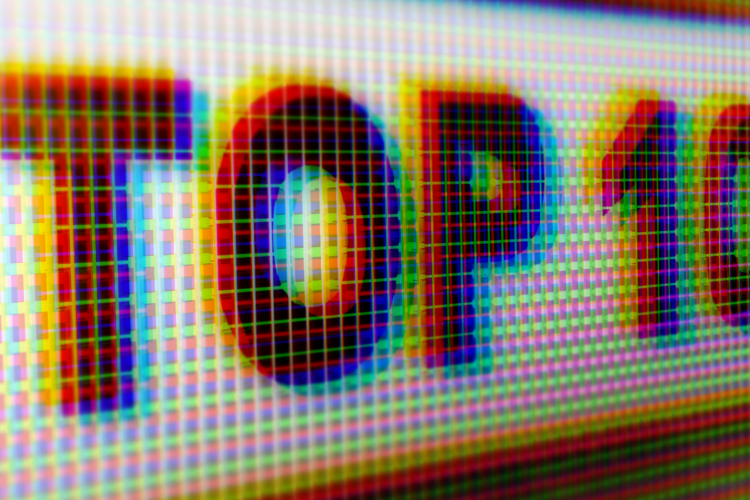 The words Top 10 in a pixelated sign