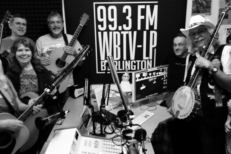 Rik Palieri with guests Clearwater Friends in the radio station