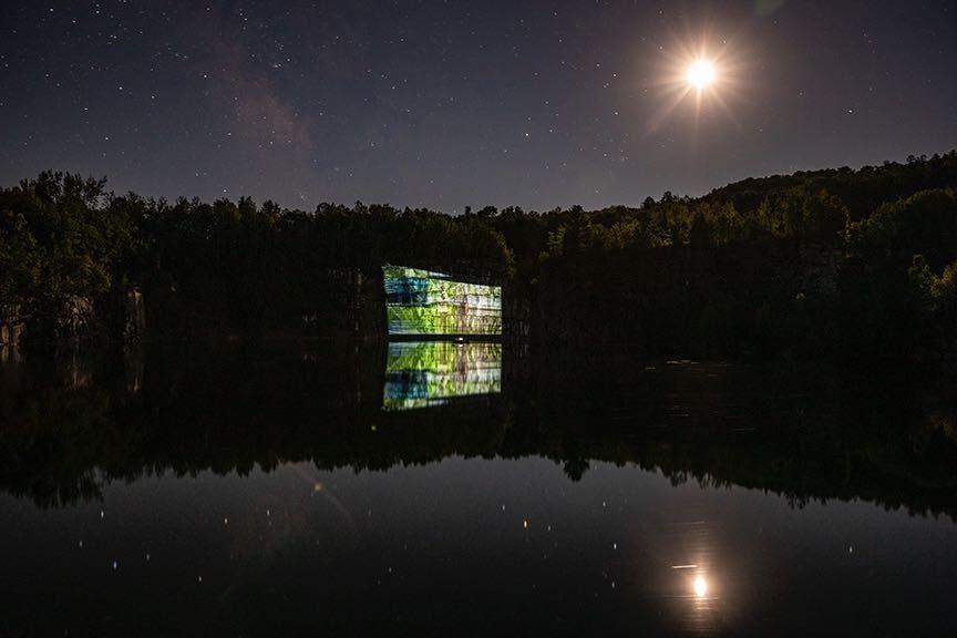 Quarry Project Projection 4 - Image Courtesy of Shem Roose Imagery