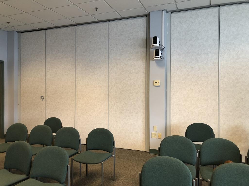Media Factory cameras in Shelburne town hall