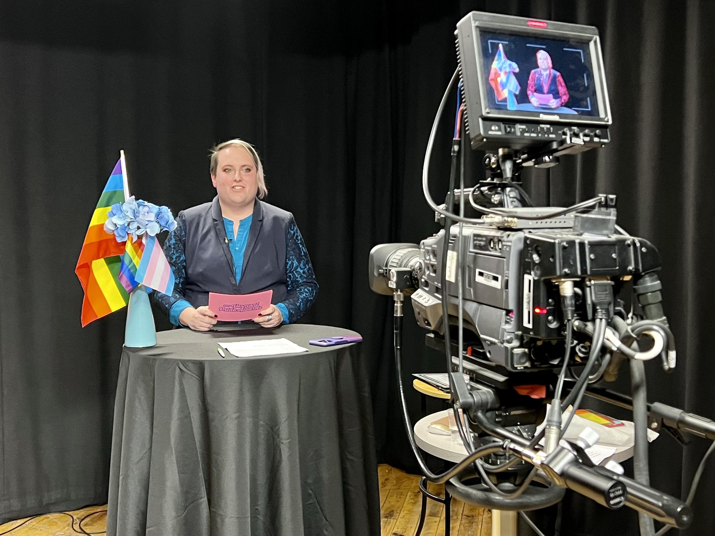 Justin Marsh presents on camera.