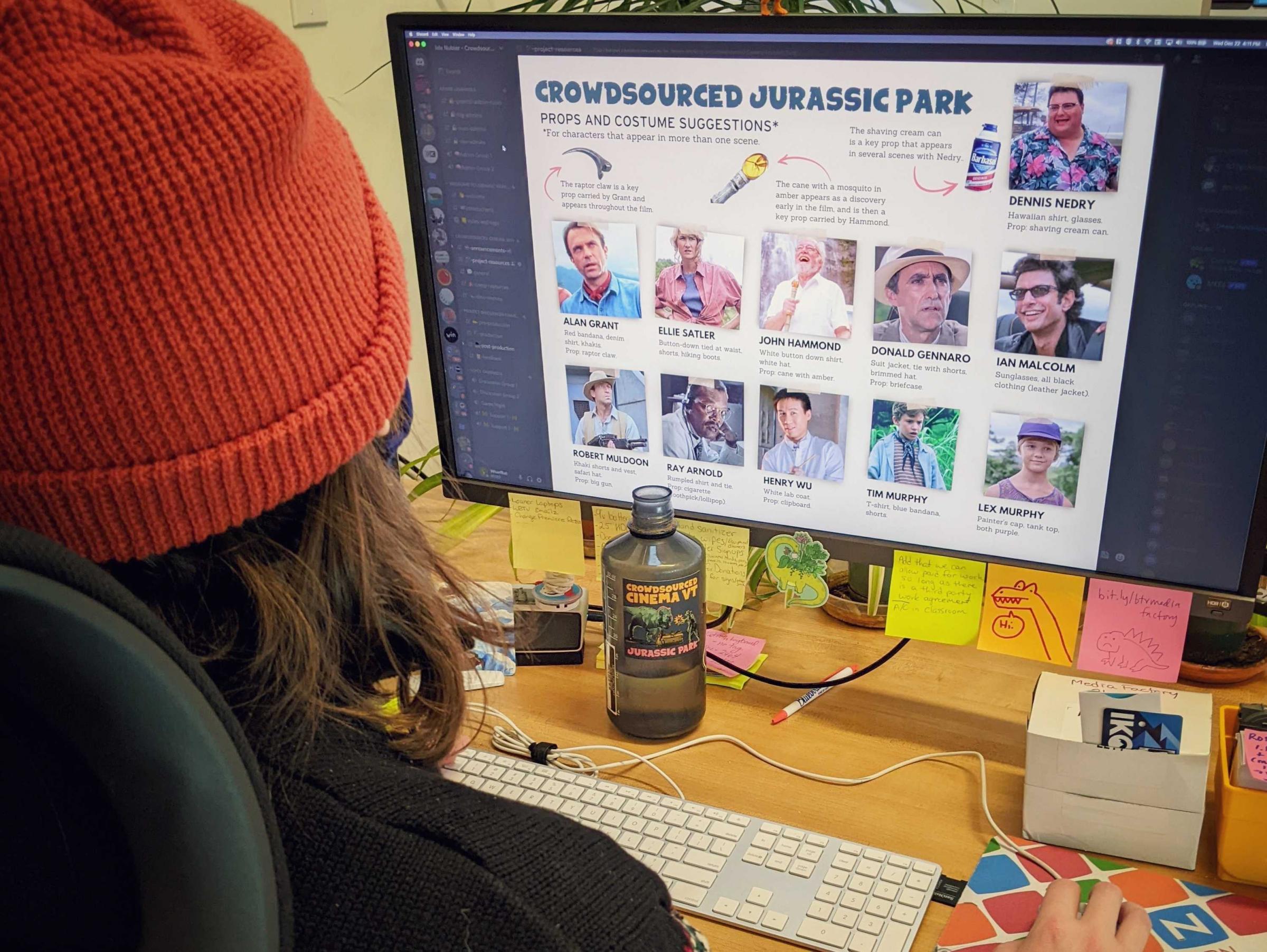 Ross uses the Crowdsourced VT Discord to share resources