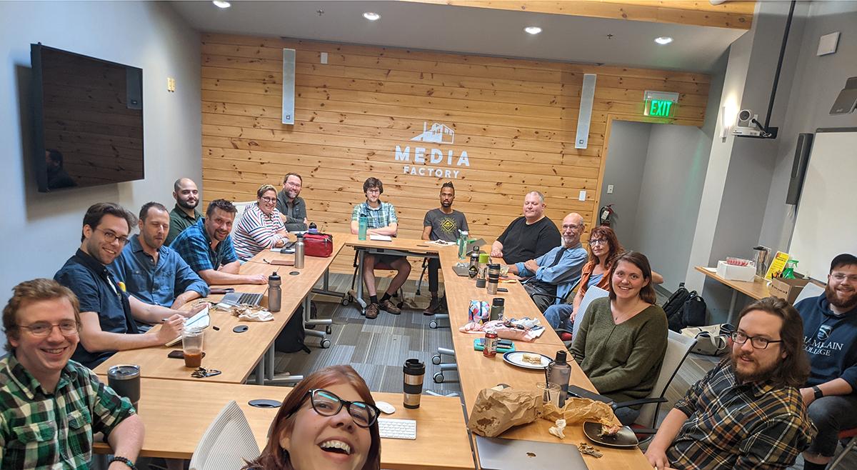 all staff meeting