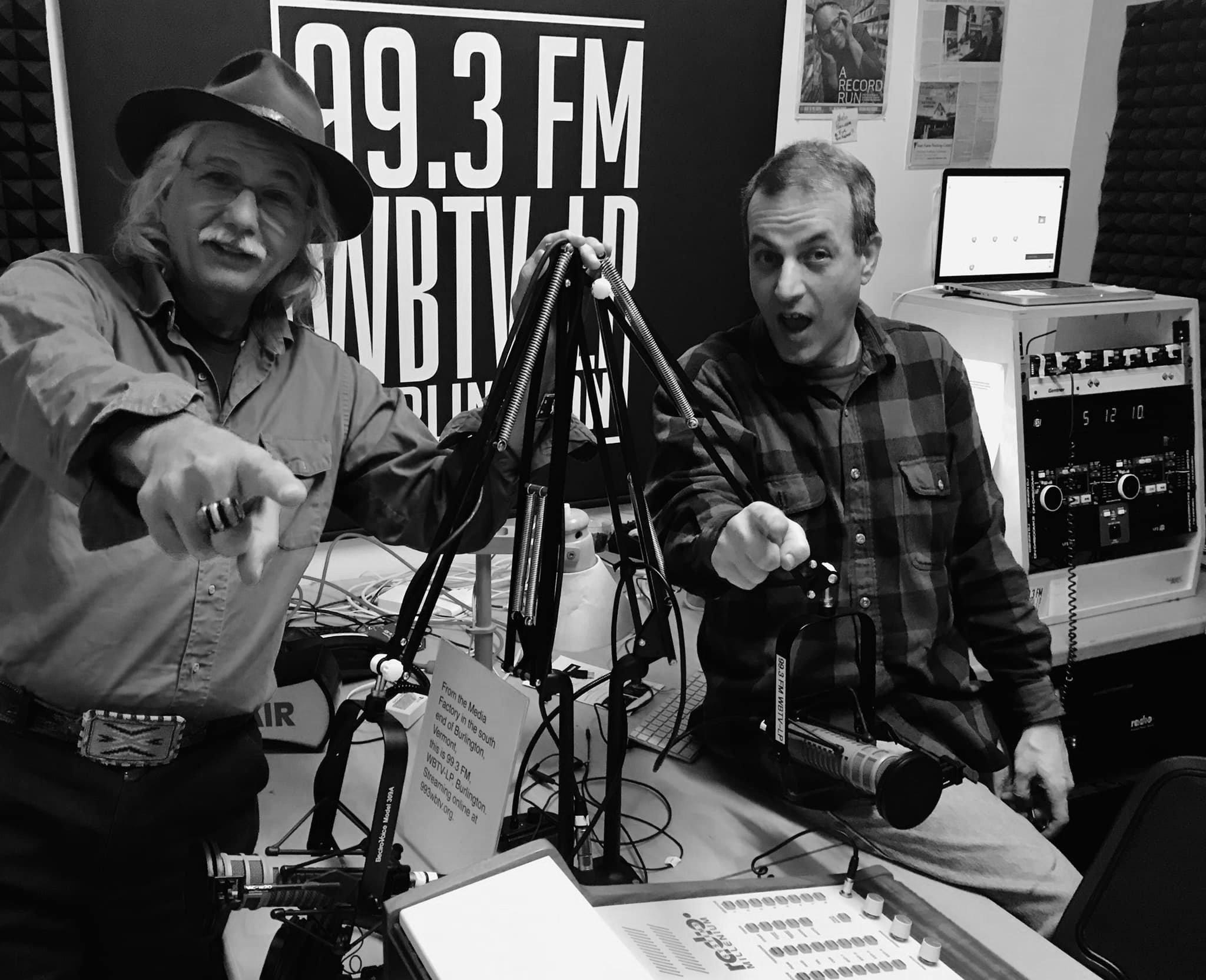 Rik and Jason in the studio