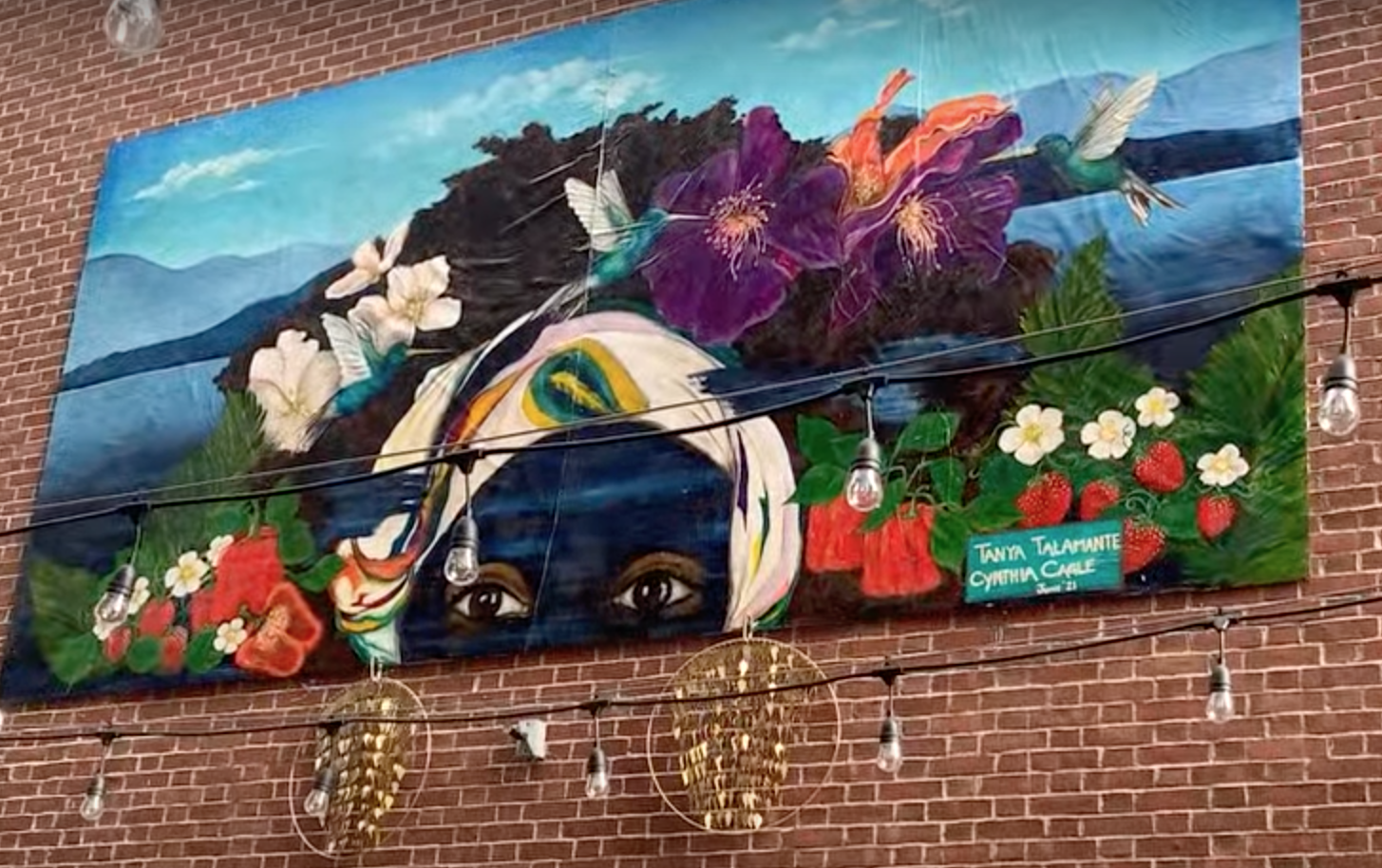 still of mural Ferene Existing While Black