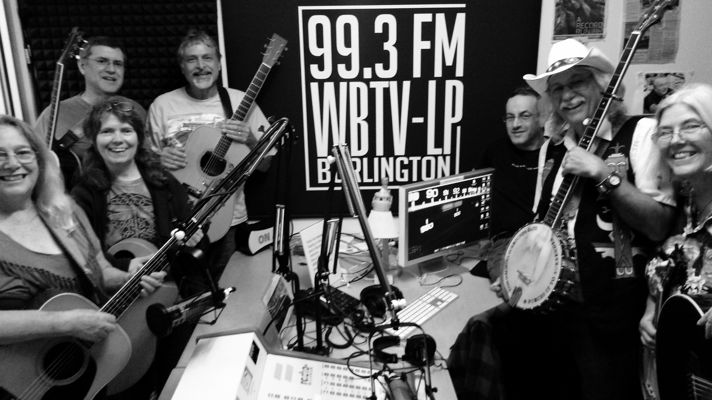 Rik Palieri with guests Clearwater Friends in the radio station