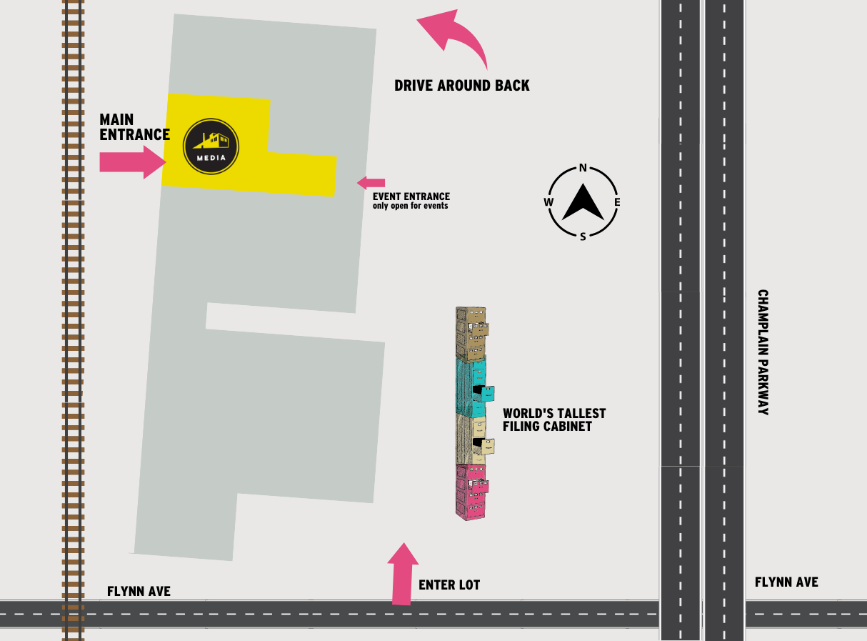 Main Entrance map to Media Factory